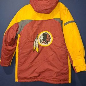 Vintage Washington Football Team Winter Puffy Jacket, Youth Size L, NFL RDK